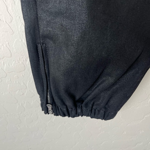 Paige Mayslie Jogger Pants Luxe Coating black fog 26 - Picture 14 of 15